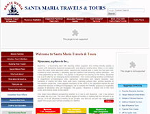 Tablet Screenshot of myanmartravels.net